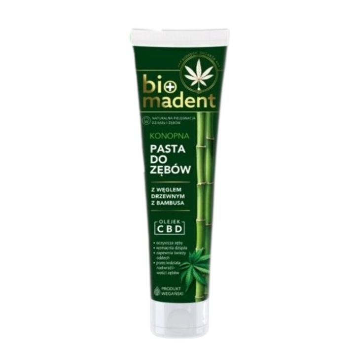 Fehérítő fogkrém bambusz szénnel és lime-al, 100 ml