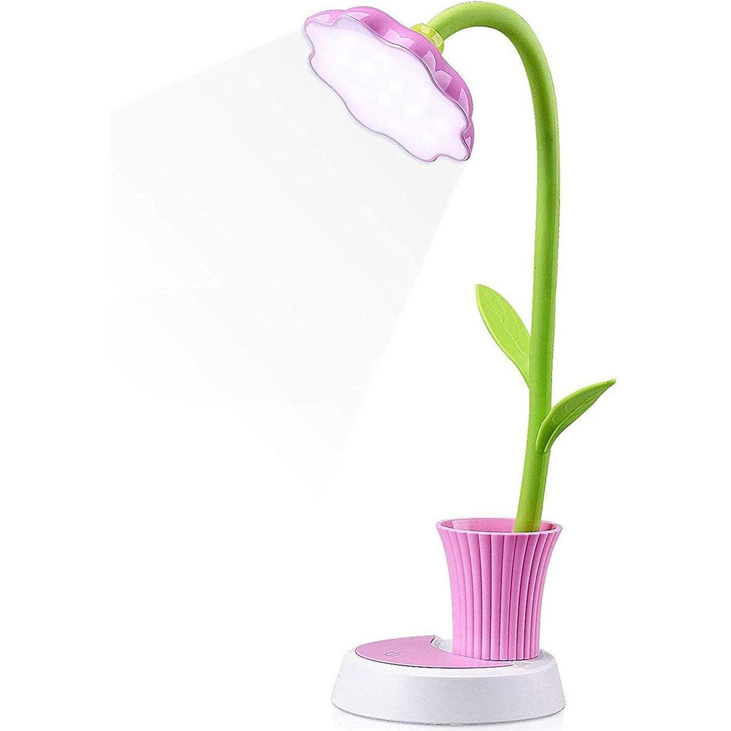 Lampater Roz Lampa, Sunmostar, LED, USB, Roz/Verde - eMAG.ro