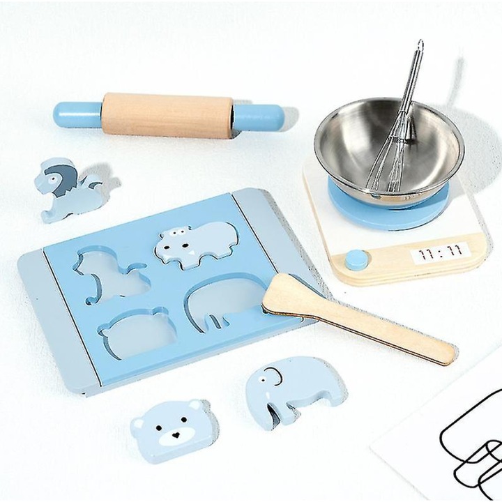 Set coacere biscuiti din lemn, +3ani