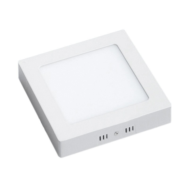 Plafoniera led patrata 6W (Panou aplicat patrat) Alb cald