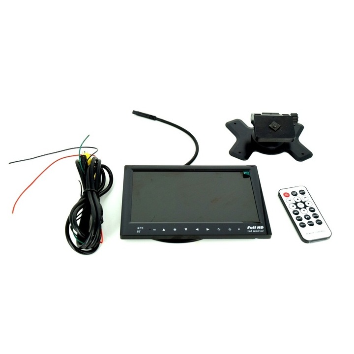 Monitor 7 INCH cu functie DVD, MP3 / MP5 player, modulator FM, USB, Card Micro SD, telecomanda