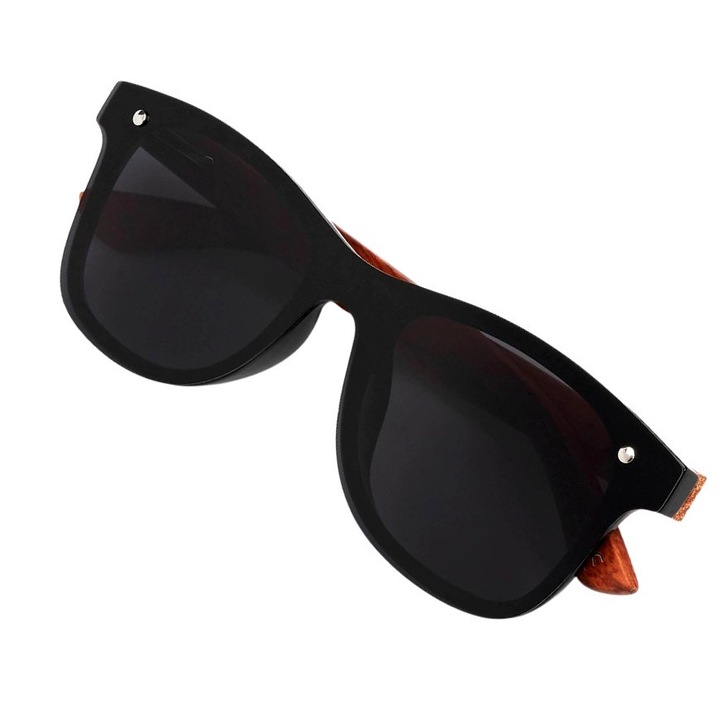 Nerdy Polarized szemüvevg, fa tok UV400