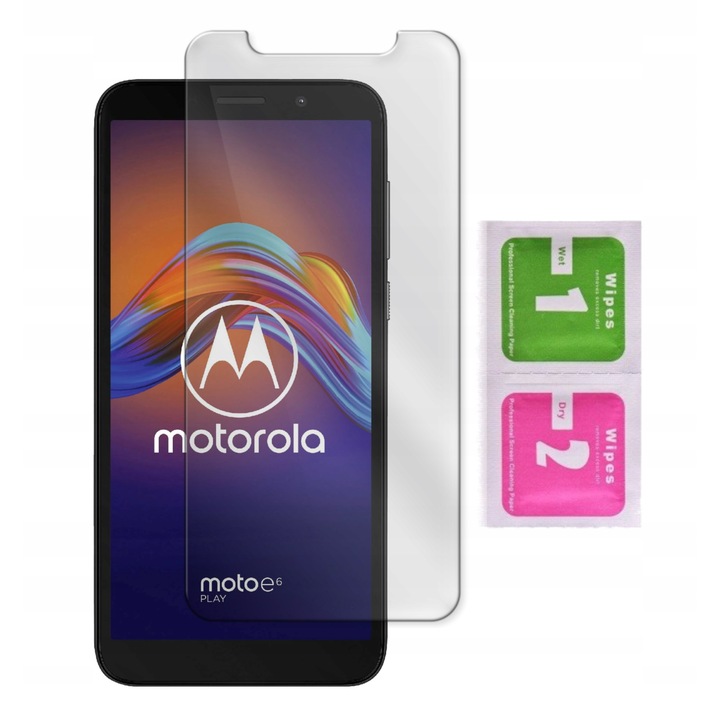 Протектор 9H, Прозрачен, За, MOTOROLA MOTO E6 PLAY, Стъкло