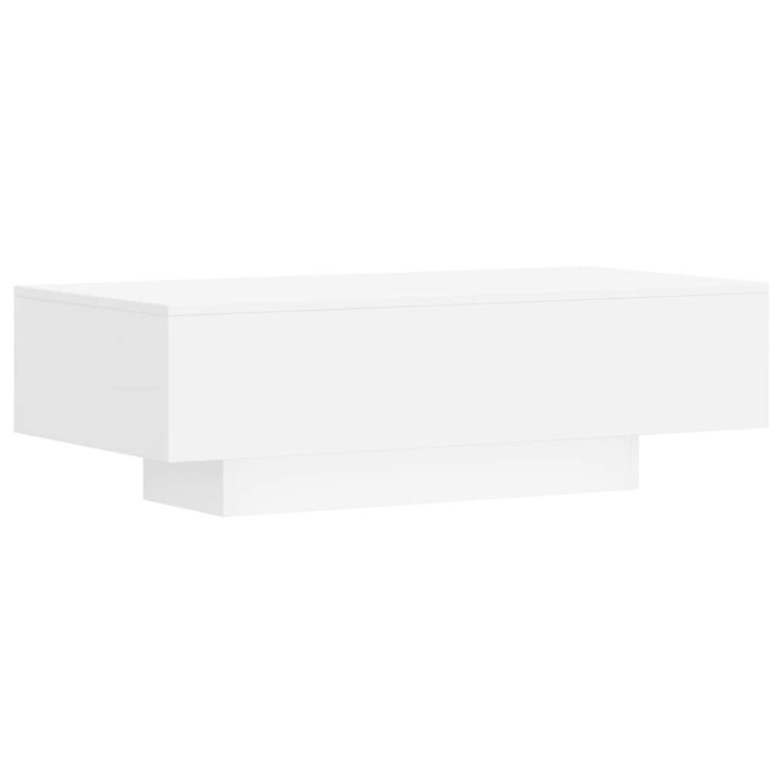 Кафе маса vidaXL, Бяла, 100x49,5x31 см, Инженерно дърво, 18.6 Kg
