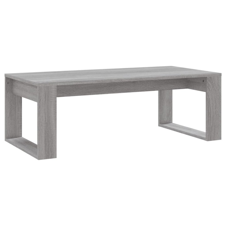 vidaXL холна маса, сонома, 102x50x35 см, обработено дърво, 9,3 кг, сиво