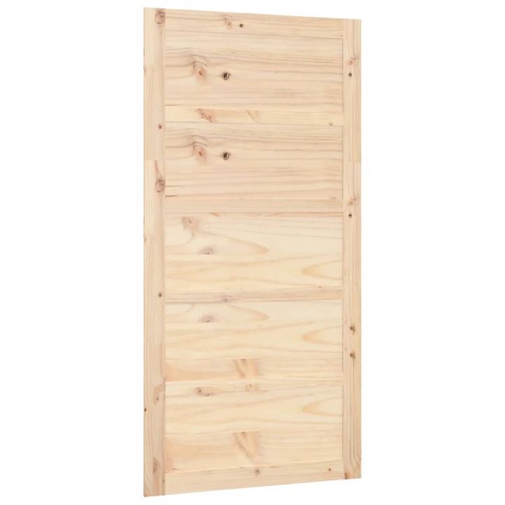 Usa de hambar vidaXL, 100x1,8x204,5 cm, lemn masiv de pin, 11.45 Kg