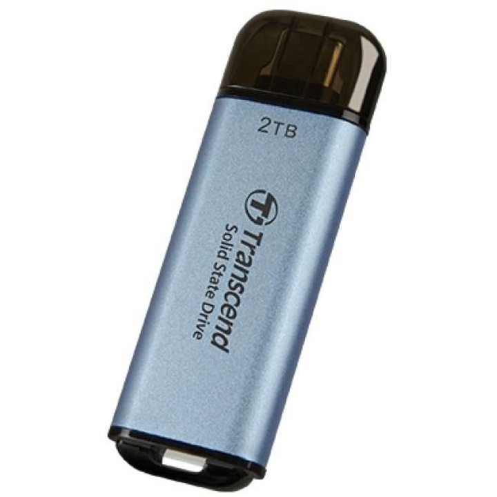 Външен SSD Transcend 2TB, USB External SSD, ESD300C, USB 10Gbps, Type C TS2TESD300C