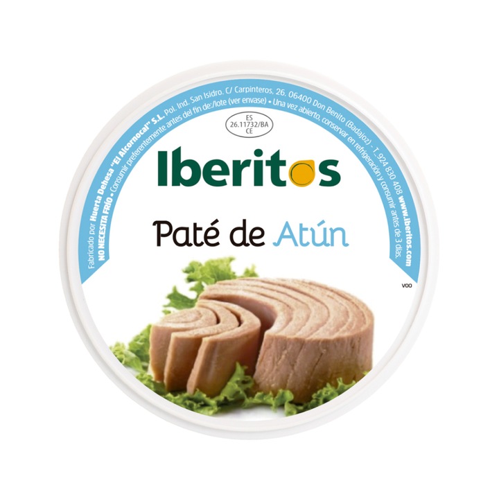 Pate de ton 250gr Iberitos