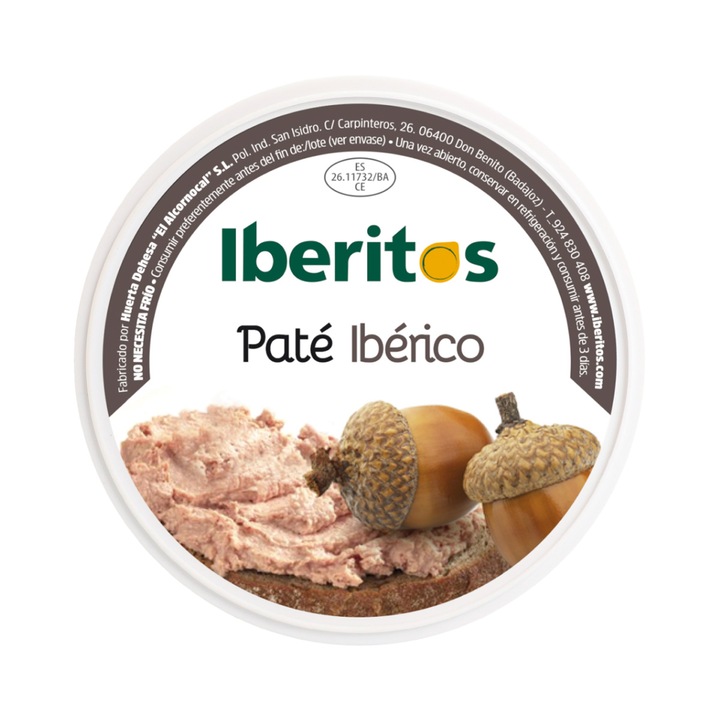 Pate de Jamon Iberico 250gr Iberitos