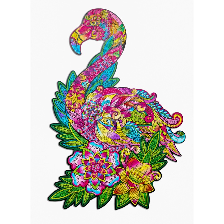 Moments puzzle, Mesebeli flamingó, Fa, 196 elem