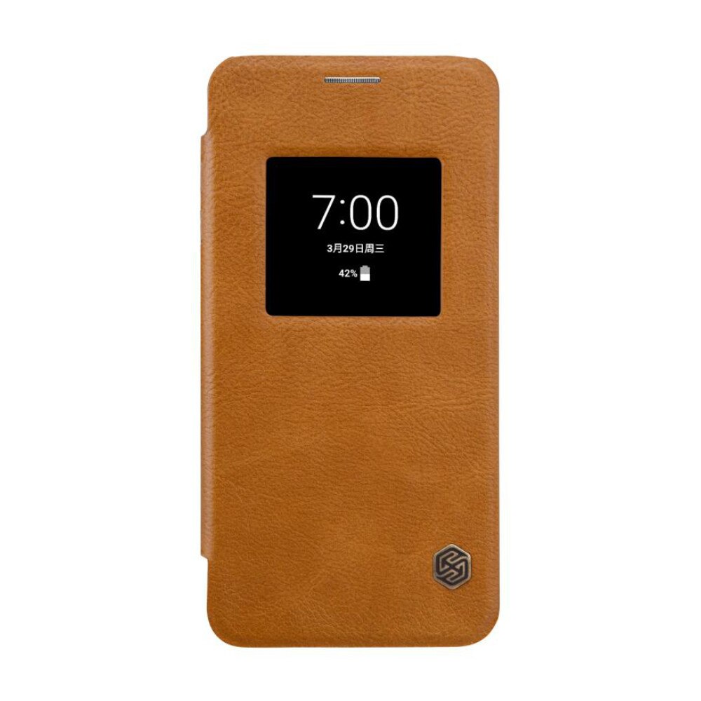 Husa Book Nillkin Qin pentru LG G6, maro