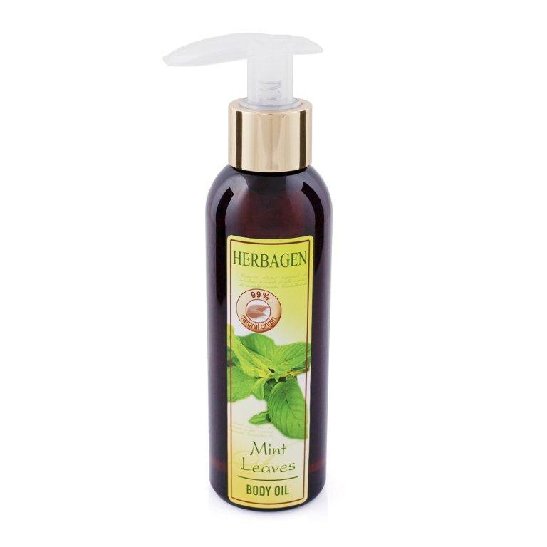 Ulei de masaj Mint leaves, HERBAGEN, 150 ml