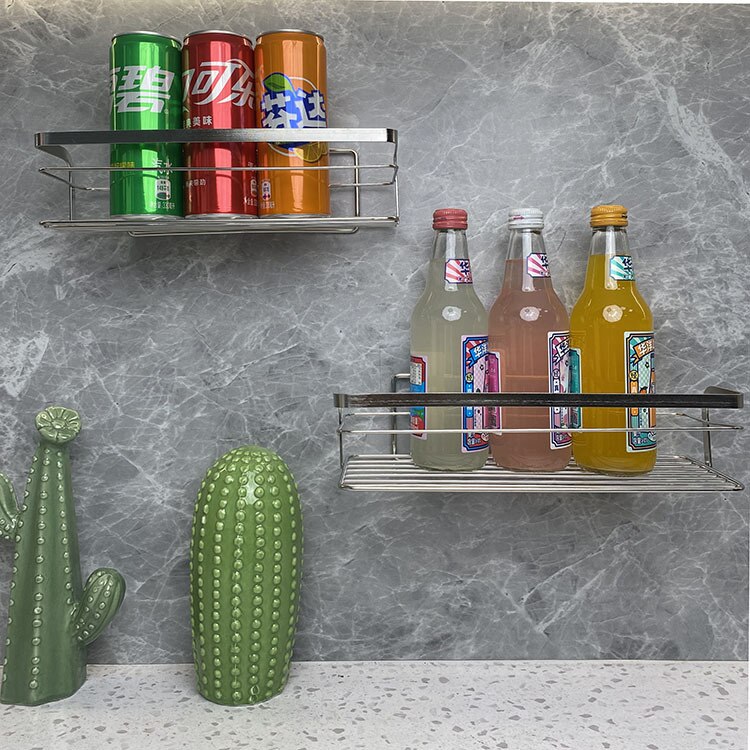 Set 2 rafturi baie, Roffie, Inox, Argintiu - eMAG.ro