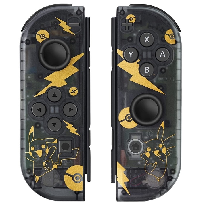 Gamepad Nintendo Switchhez, 2 db, fekete/sárga