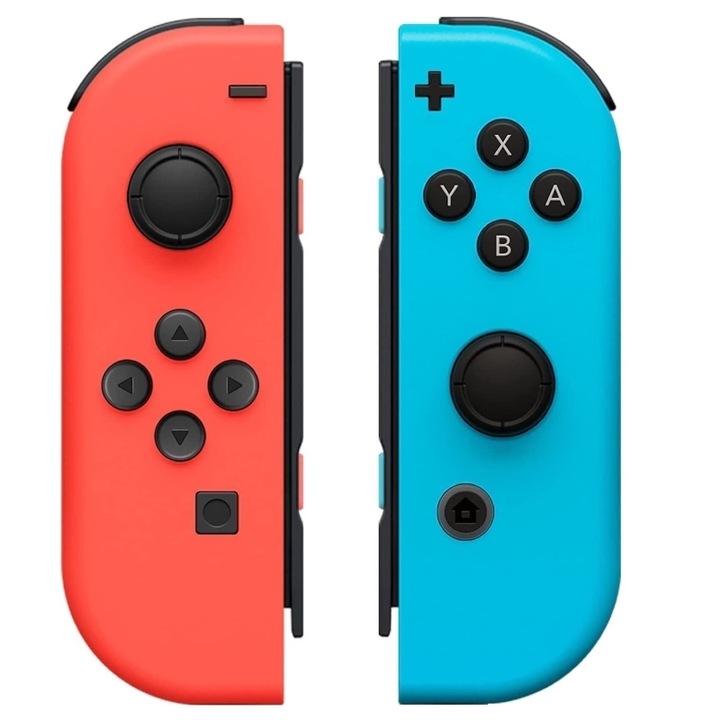 Gamepad pentru Nintendo Switch, 2 Piese, Rosu/Albastru