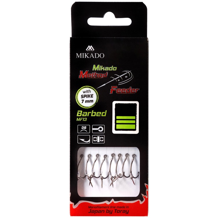 Carlig si bucla pescuit, Mikado, cu un ac, Nr. 8