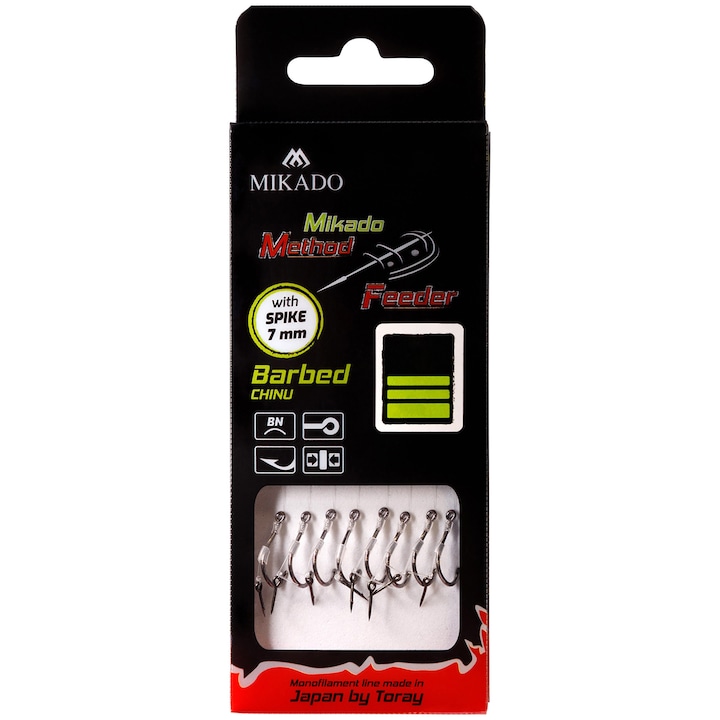 Carlig si bucla pescuit, Mikado, Lider, cu un ac, Nr. 6