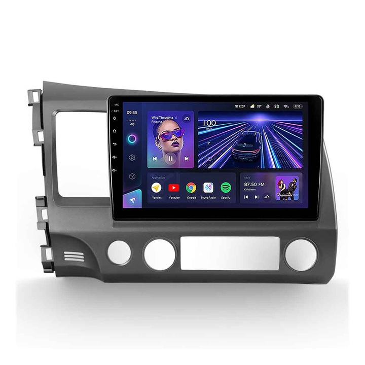 Navigatie Auto Teyes CC3 360° Honda Civic 8 2005-2012 6+128GB 10.2" QLED Octa-core 1.8Ghz, Android 4G Bluetooth 5.1 DSP