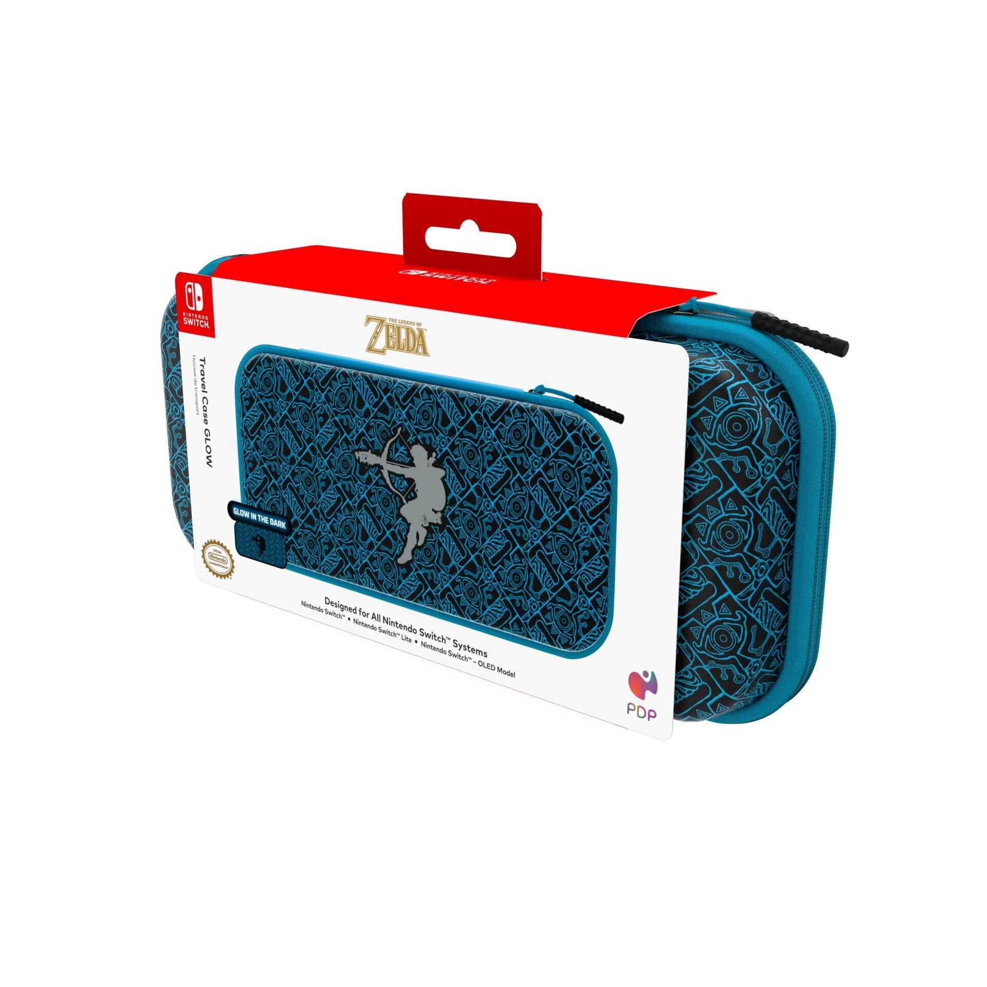 PDP Slim Deluxe Case, Nintendo Switch/Lite/OLED, Zelda Sheikah Shoot