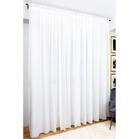 Perdea din Matase, Harnicuta, cu Alba Nobila 300x270cm cu Rejansa