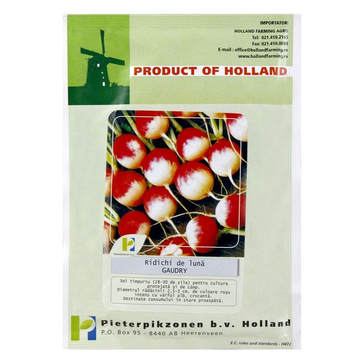 Seminte ridichi de luna Gaudry, 50 grame, Pop Vriend Seeds