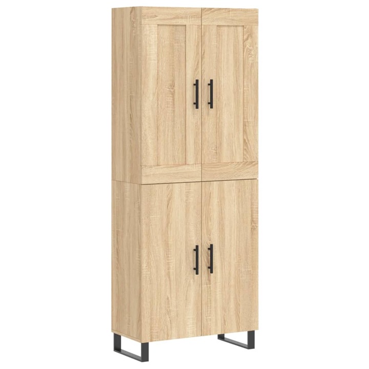 VidaXL sonoma tölgy szerelt fa magasszekrény 69,5 x 34 x 180 cm 3199580