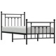 vidaXL fekete fém ágykeret fej- és lábtámlával 80 x 200 cm 13.8 kg 353546