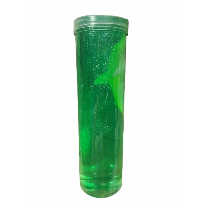 Играчка Ahelos, Слайм с Делфин, Зелен, 3+ години