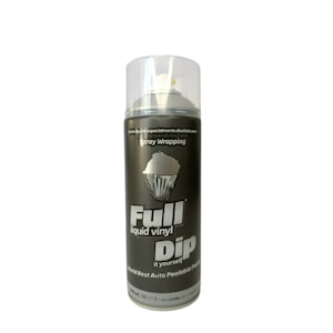 Spray Folie Lichida, Vinil Lichid, FullDip, Hyper Silver Metallic, Argintiu Metalizat Mat, 400ml, Plasti Dip