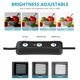 Set 2 lumini de umplere cu LED-uri din doua piese, WALALLA, rotatie de 180°, 66 LED-uri, 5600K, USB, 5V, Negru