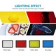 Set 2 lumini de umplere cu LED-uri din doua piese, WALALLA, rotatie de 180°, 66 LED-uri, 5600K, USB, 5V, Negru
