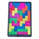 Tabla Tetris antistres Pop It de dezvoltare senzoriala din silicon, Multicolor, 26 piese, 25 cm x 16.5 cm