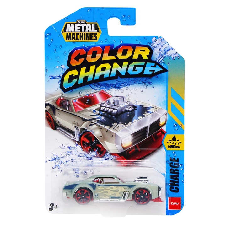 Masinuta din metal, Metal Machines Color Change, S4, Zuru, Charge