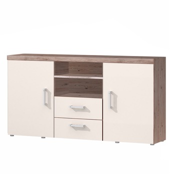 Comoda Samba 5, Genarom, San Marino/Crem, 80 x 164 x 45 cm Comoda Samba 5, Genarom, San Marino/Crem, 80 x 164 x 45 cm