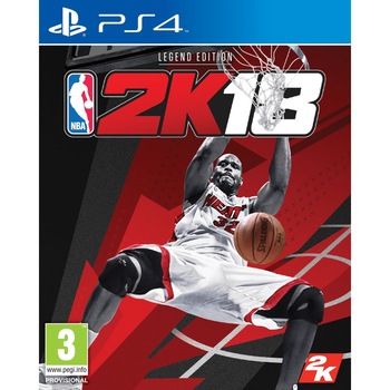 Joc NBA 2K18 SHAQ Legend Edition pentru PlayStation 4 Joc NBA 2K18 SHAQ Legend Edition pentru PlayStation 4