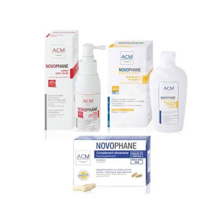 Pachet Promo Tratament Complet pentru Par si Unghii Novophane ACM
