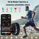 Ceas Smartwatch Si Bratara Fitness, Bluetooth 5.0, 1.69", HD Display, Notificari Instant Social Media/Apeluri/Sms, 24H Monitorizare Ritm Cardiac, Temperatura Corpului, Somn, Muzica, Pedometru, Waterproof