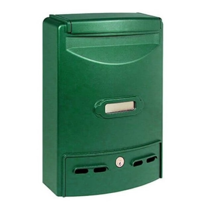 Пощенска кутия ALUBOX Europa, 390/100/290, зелен