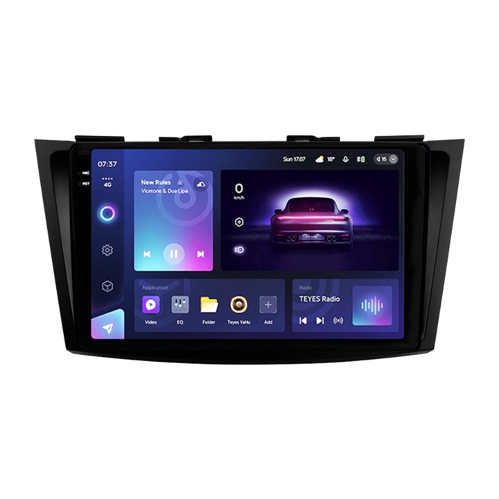 Navigatie Auto Teyes CC3 2K Suzuki Swift 4 2011-2017 3+32GB 9.5" QLED Octa-core 2Ghz, Android 4G Bluetooth 5.1 DSP