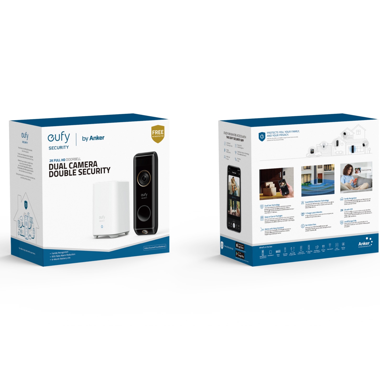 Eufy Security Videocitofono C30 Senza Fili - Batteria 5000mAh, 2K FHD, Rilevamento Persone, Compatibile HomeBase - Foto 7