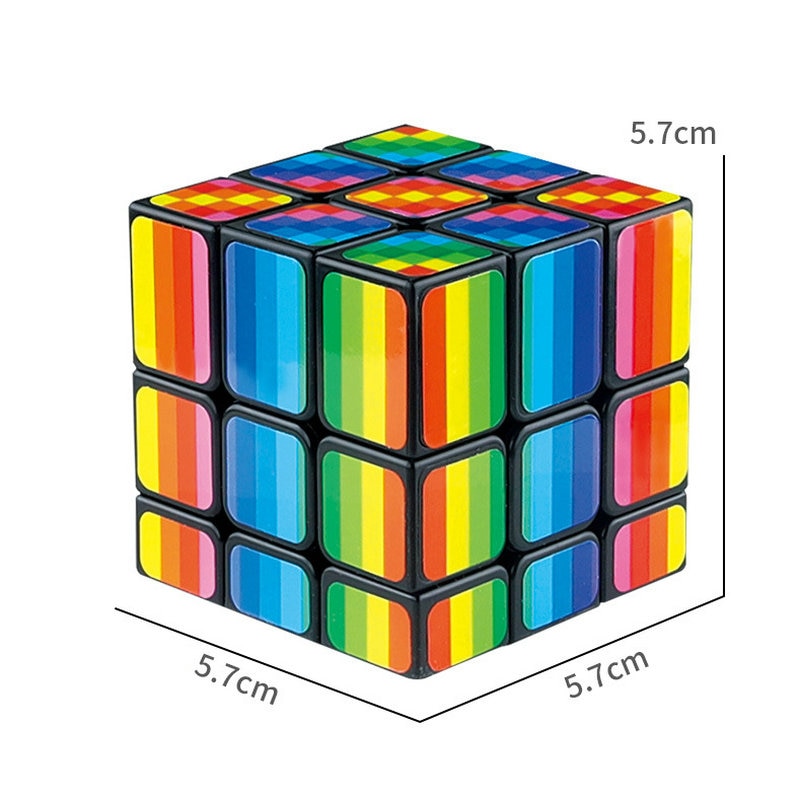 Кубчето на Рубик Magic Cube Fanxin, Shaped Cube, FX7732, Rainbow - eMAG.bg