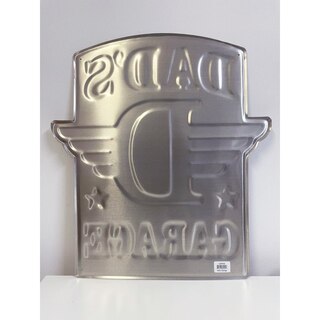 Targa Metallica Vintage LANOLU – Dad Will Fix This Someday, 20x30 Cm, Divertente Per Garage