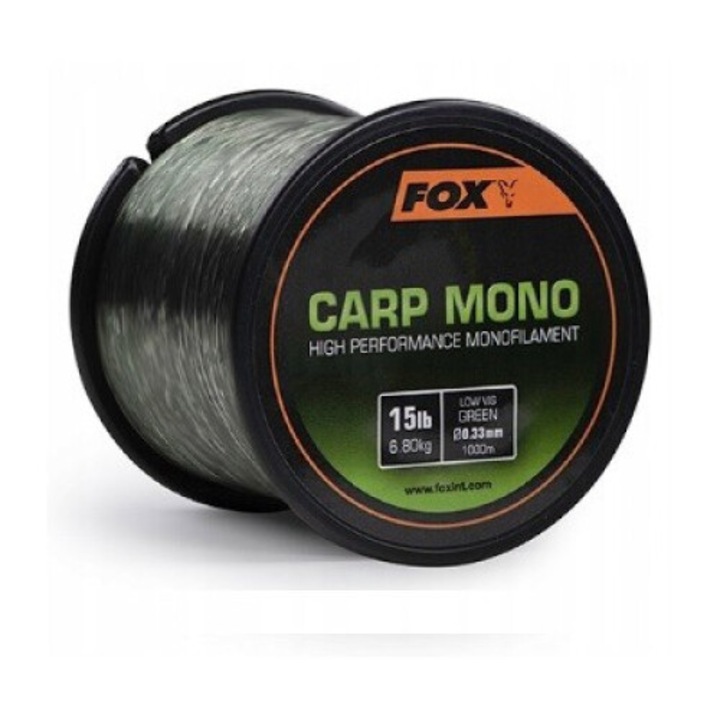 Fir Carp Pescuit, Fox, Monofilament, 15 lb 0.33 mm 1000 m