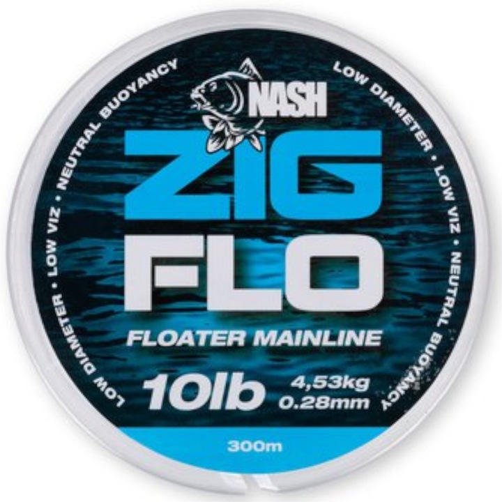Fir pescuit, Nash, Nxt Zig Flo, 10 lb 300 m