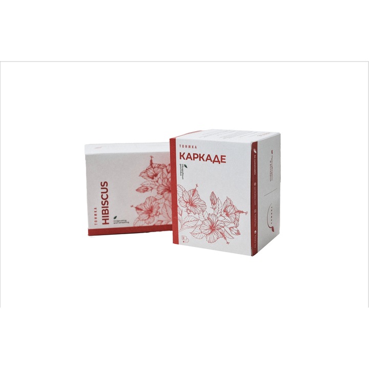 Чай от Каркаде, Tonika, 25 филтърни пакетчета, 30 гр