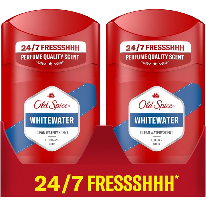Комплект 2 x Дезодорант стик Old Spice Whitewater, 2 x 50 мл