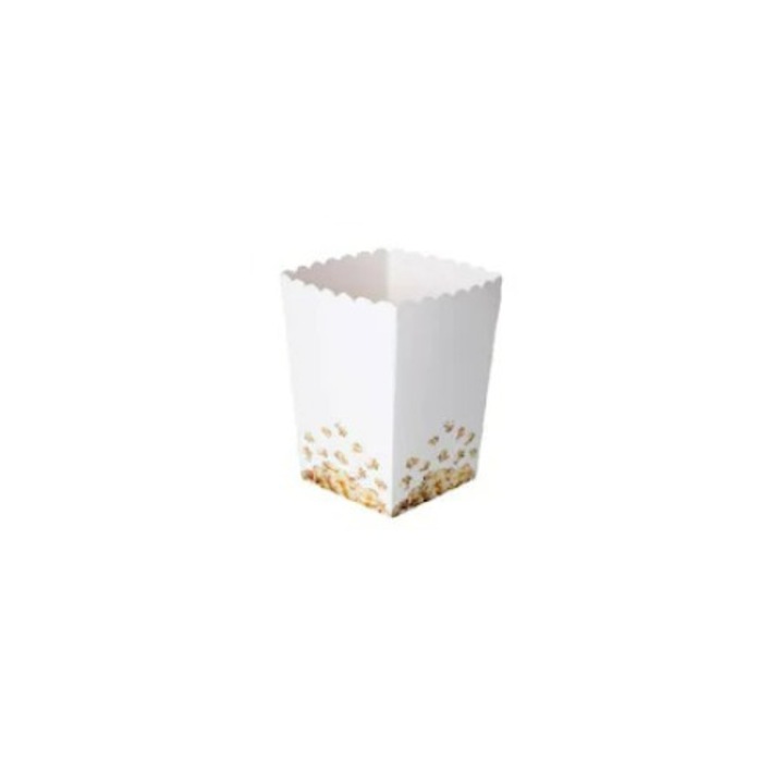 Set cutii carton popcorn, 100 buc, dimensiune 5,7X7,8X16,7