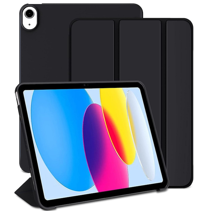 Revomag Ultra Slim Tablet tok, Apple iPad 10th Gen 10,9 hüvelykes táblagéphez, TPU Smart Cover