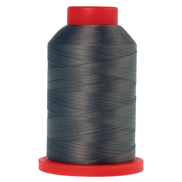 Ata de brodat, finete 180, con 2000 m, Mettler Seralene, culoare otel 415