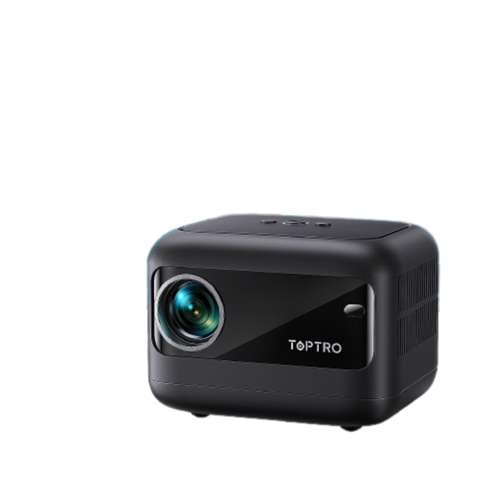 Мини видео проектор TOPTRO TR25, Full HD 1080P, 8500 лумена, 5G WiFi Bluetooth домашно кино, преносим с 240-инчов дисплей